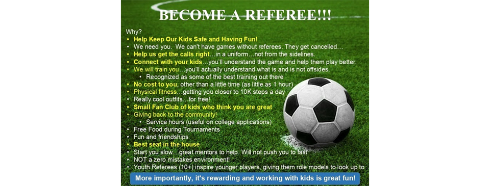 Become an AYSO Referee